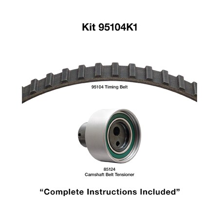 Dayco 84-94 Infiniti/Mercury/Nissan 3L Timing Belt Kit, 95104K1 95104K1